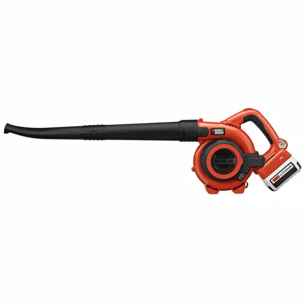 BLACK+DECKER 40V MAX Cordless Handheld Leaf Sweeper and Vacuum with 1.5 Ah Battery and Charger