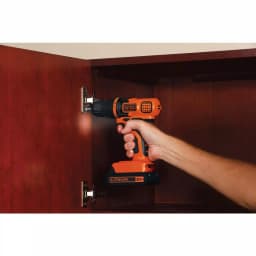 BLACK+DECKER 20V MAX Lithium-Ion Cordless Drill and 66-Piece Hand Tool Project Kit thumbnail 6