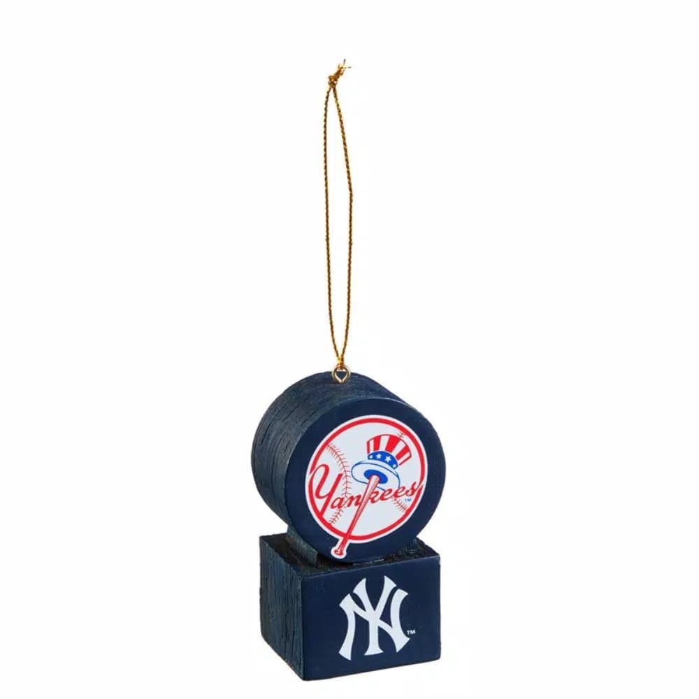 Team Sports America New York Yankees MLB Mascot Tiki Totem Christmas Ornament