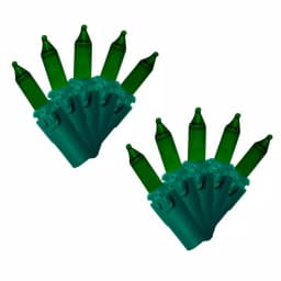 Brite Star Designer Series 100-Light Green Mini Light Set (Set of 2) - Incandescent Indoor/Outdoor String Lights thumbnail 1