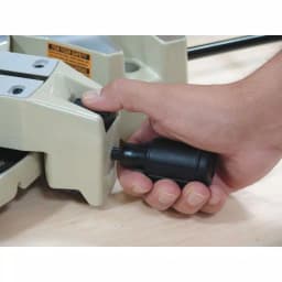 Makita 12 in. 15 Amp Corded Single-Bevel Compound Miter Saw with 40T Carbide Blade thumbnail 2