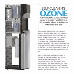 Brio Essential Series Bottleless Water Cooler, Tri-Temp Reverse Osmosis Filtration, Black & Stainless Steel thumbnail 3