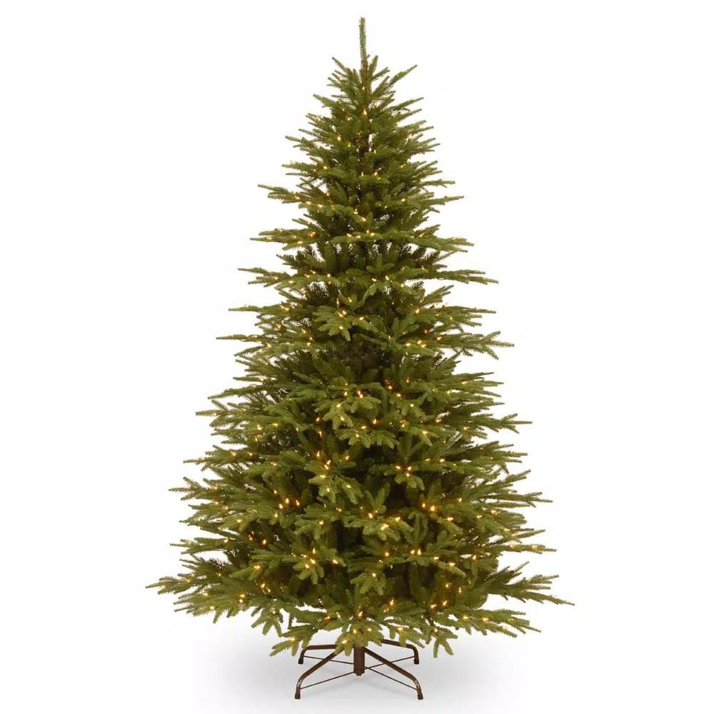 National Tree Company 7.5 ft. Monterey Fir Artificial Christmas Tree with 800 Clear Lights and Feel Real Branch Tips