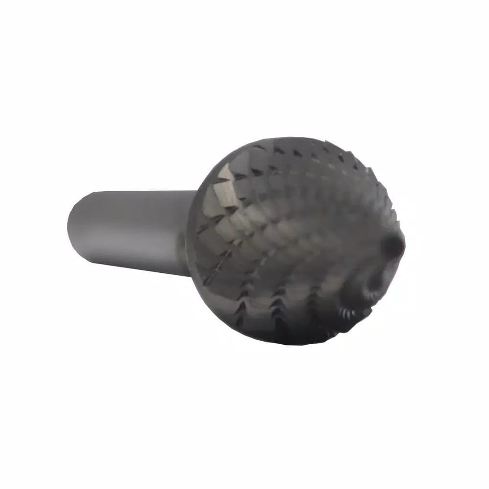 Drill America Solid Carbide Cone Burr Rotary File Bit, 1/4 in. Shank