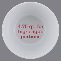 College Kitchen Collection University of Alabama Big Party Bowl, 4.75-Quart, Crimson Red thumbnail 7