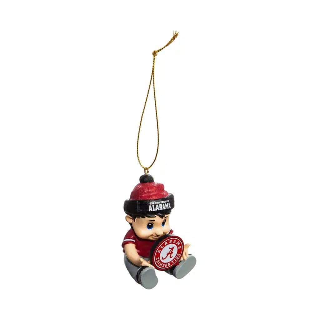 Team Sports America University of Alabama NCAA New Lil Fan Christmas Ornament