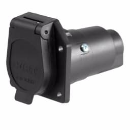 CURT 7-Way Round RV Blade Connector Socket, Vehicle Side thumbnail 6
