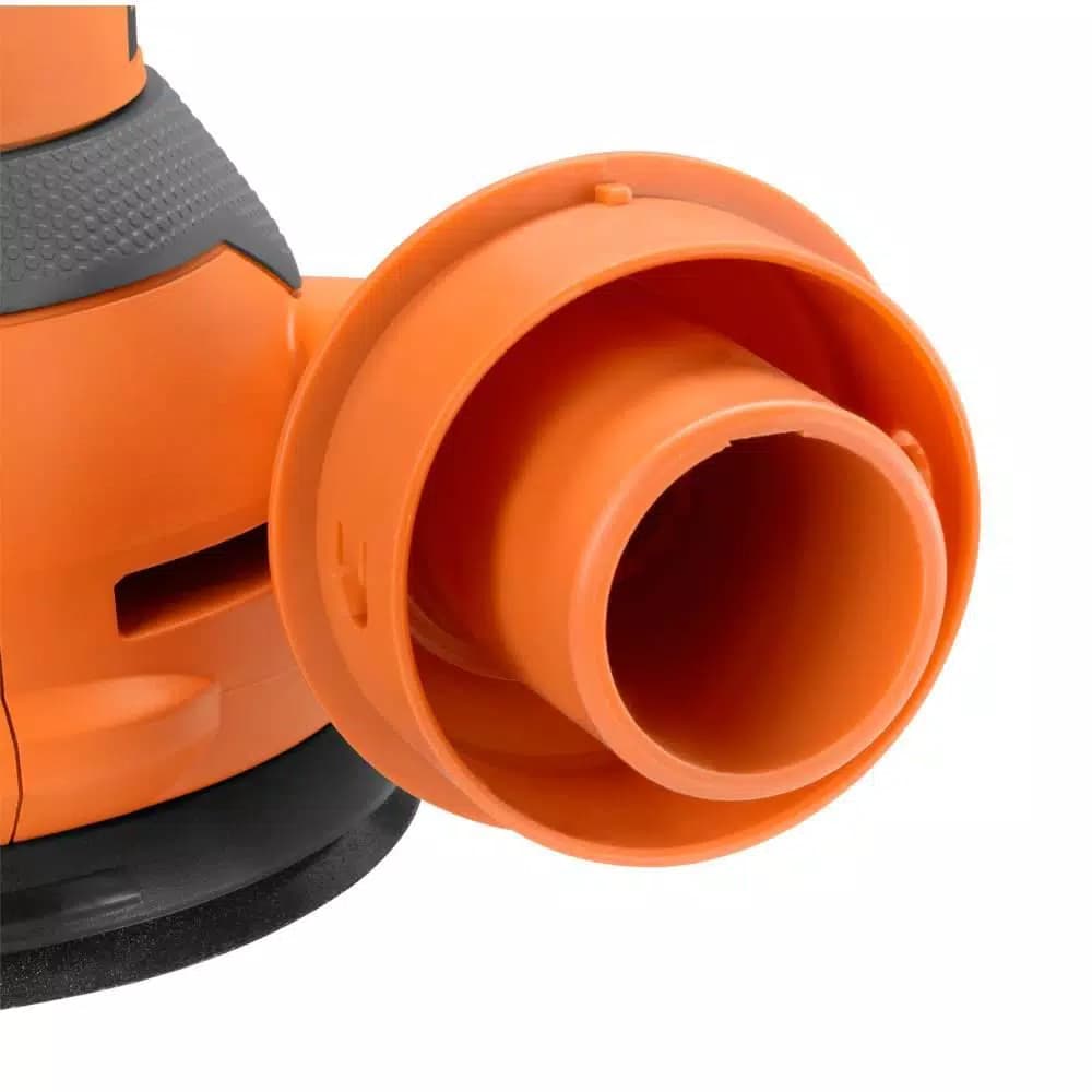RIDGID 5 in. Corded Random Orbital Sander with AIRGUARD Technology, 3 Amp, Variable Speed