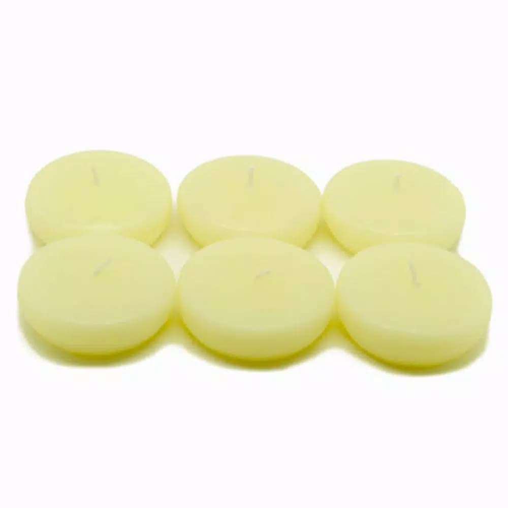 Zest Candle 2.25 in. Ivory Floating Candles, Box of 24