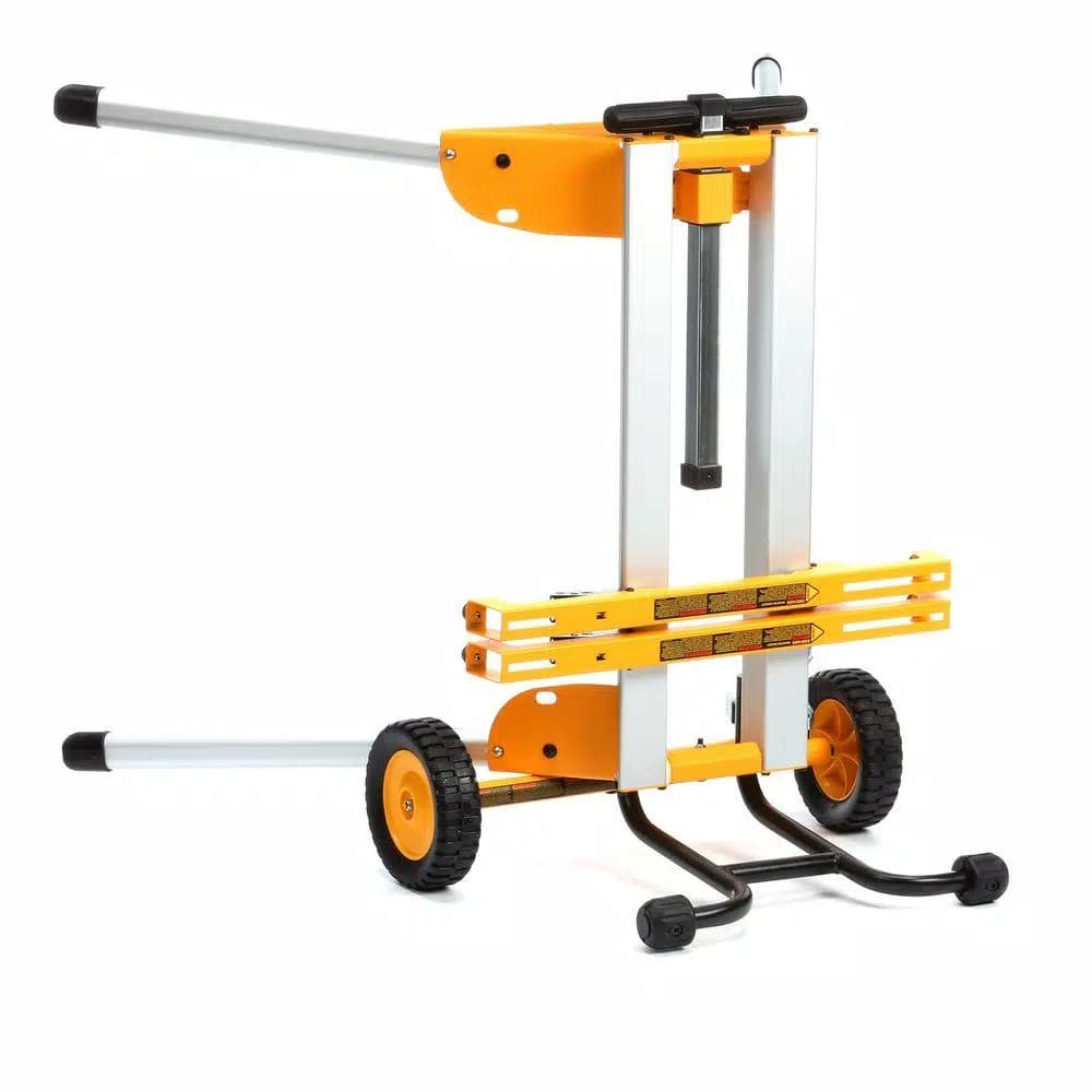 DEWALT DW7440RS Heavy Duty Rolling Table Saw Stand with Quick-Connect Brackets