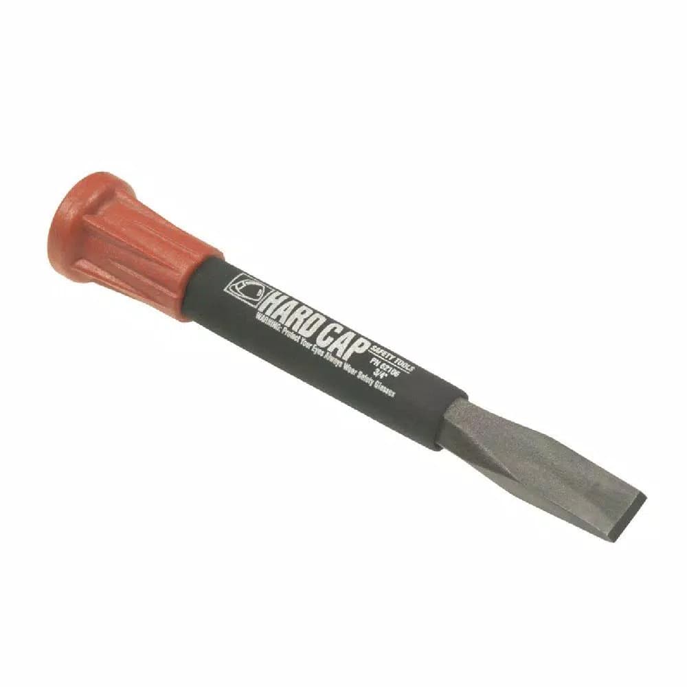 Mayhew HardCap Cold Chisel, 3/4 in. x 8 in., Flat Tip, Alloy Steel