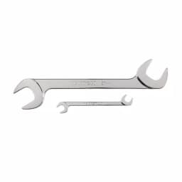TEKTON 16-Piece Metric Angle Head Open End Wrench Set, 10-27 mm with Keeper thumbnail 3