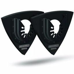 Rockwell Sonicrafter Perforated Sanding Pad 2-Pack - Universal Fit Triangular Oscillating Tool Attachment thumbnail 2