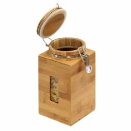 Furinno DaPur Tall Natural Bamboo Airtight Kitchen Canister thumbnail 1