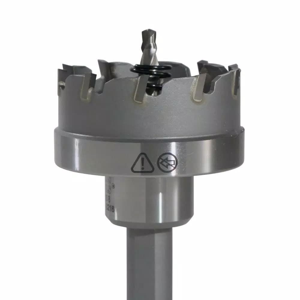 Klein Tools 2 in. Carbide Hole Cutter with Hex Shank and Integrated Flange