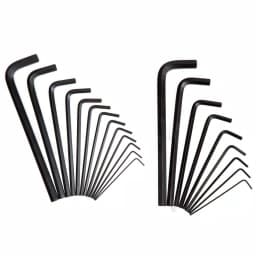Stalwart 22-Piece Long Arm Hex Key Set, SAE and Metric Combo Wrench Set thumbnail 2