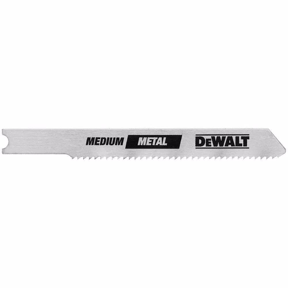 DEWALT 3 in. 36 TPI Bi-Metal U-Shank Jigsaw Blades for Sheet Metal, 5-Pack