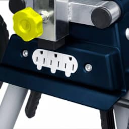 POWERTEC Deluxe Portable Miter Saw Stand with 110V Power Outlet and Wheels thumbnail 3