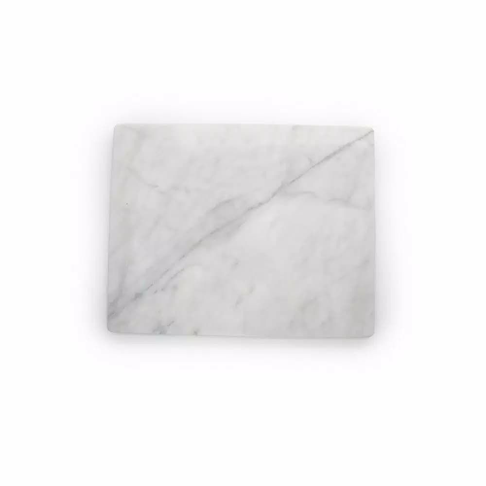 Fox Run White Marble Pastry Board, 16 x 20 inch Rectangle Rolling Surface