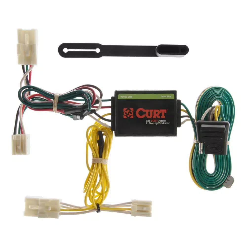 CURT Custom Vehicle-Trailer Wiring Harness for Toyota RAV4, 4-Way Flat Output T-Connector