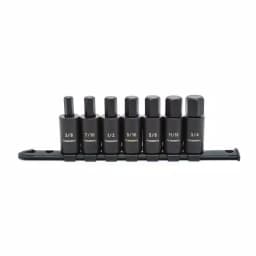 Husky 1/2 in. Drive Hex Bit Impact Socket Set, 14-Piece SAE/Metric thumbnail 6