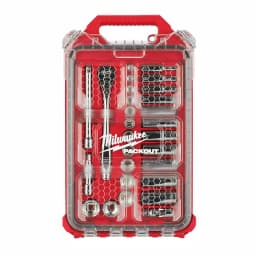 Milwaukee 3/8 in. Drive SAE Ratchet and Socket Set with PACKOUT Compact Organizer, 28-Piece thumbnail 7
