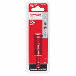 Milwaukee Diamond MAX 1/4 in. Hole Saw with 1/4 in. Hex Shank thumbnail 5