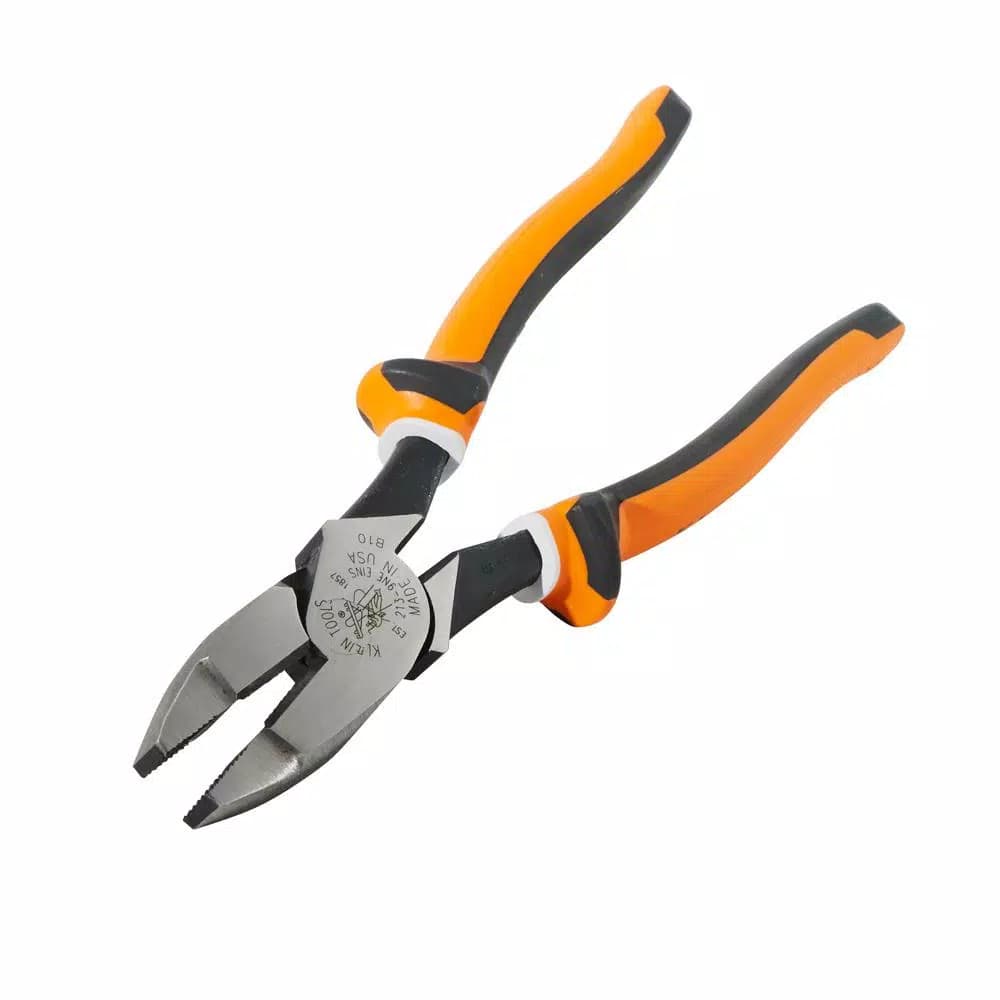 Klein Tools 9 in. Insulated High-Leverage Side-Cutting Pliers, 1000V Rated