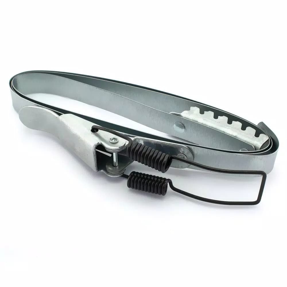 POWERTEC 19 in. Diameter Band Clamp for Dust Collector, Zinc-Plated Steel
