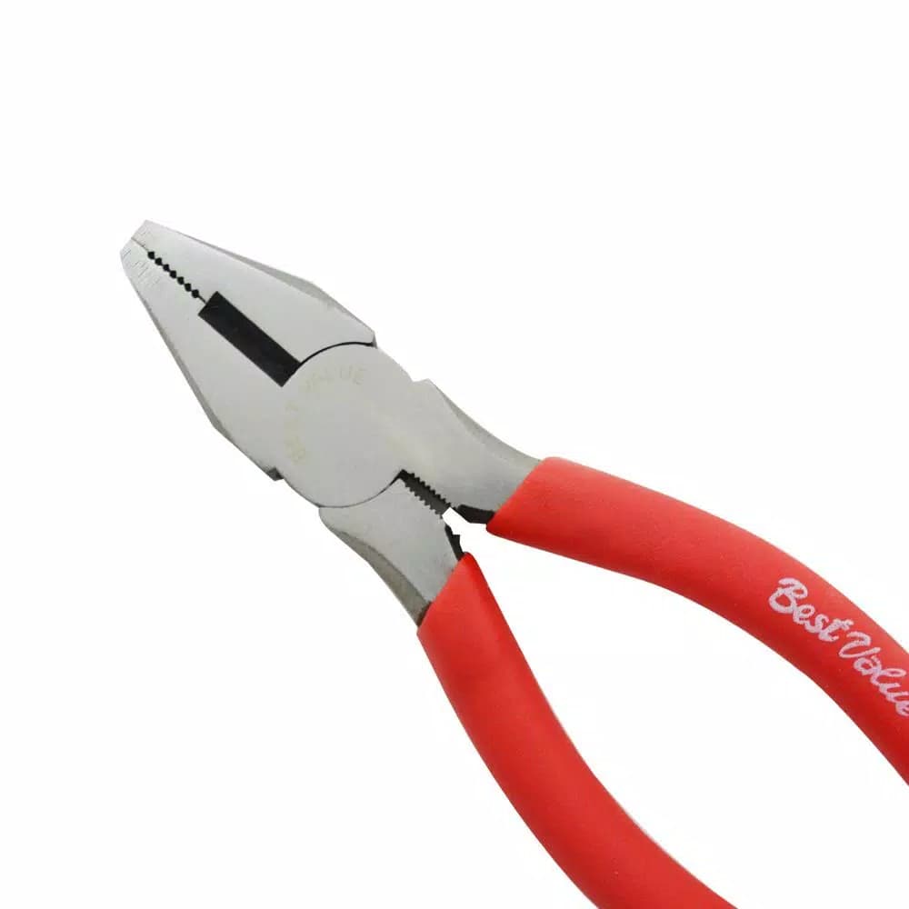 Best Value 4-Piece High Carbon Steel Plier Set with Anti-Slip Red Handles