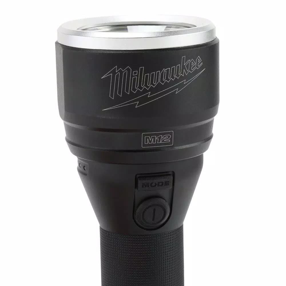 Milwaukee M12 12V Lithium-Ion Cordless LED High Performance Flashlight Kit with 1.5Ah Battery & Charger