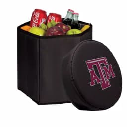 Picnic Time Texas A&M Aggies 12 Qt. Bongo Collapsible Soft-Side Cooler - Black thumbnail 1
