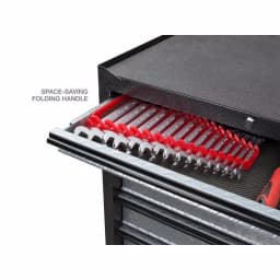 TEKTON 7.5 in. 15-Tool Store-and-Go Wrench Rack Keeper, Red thumbnail 8