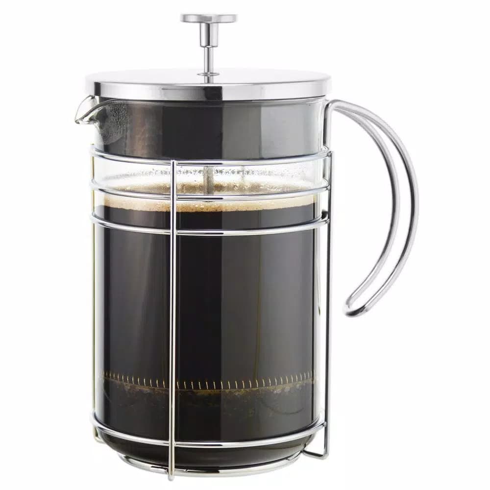 GROSCHE Madrid 50 oz. Premium French Press Coffee and Tea Maker in Chrome