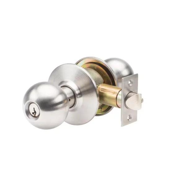 Taco Trans Atlantic SVB Series Grade 2 Satin Stainless Steel Storeroom Function Commercial Knob