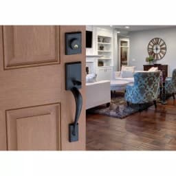 Copper Creek Colonial Handleset with Waverlie Lever Trim, Tuscan Bronze thumbnail 5