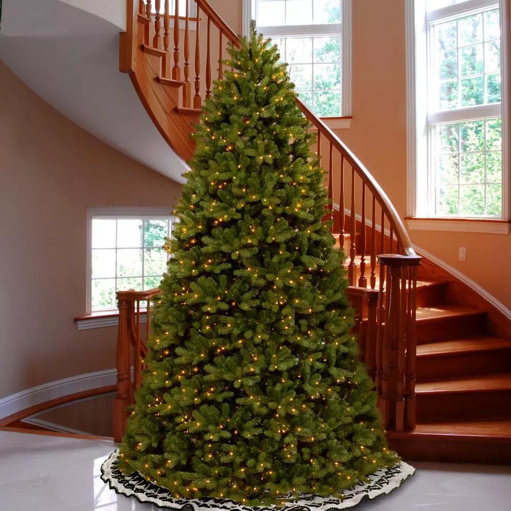 National Tree Company 12 ft. Feel Real Newberry Spruce Artificial Christmas Tree with 2000 Dual Color LED Lights