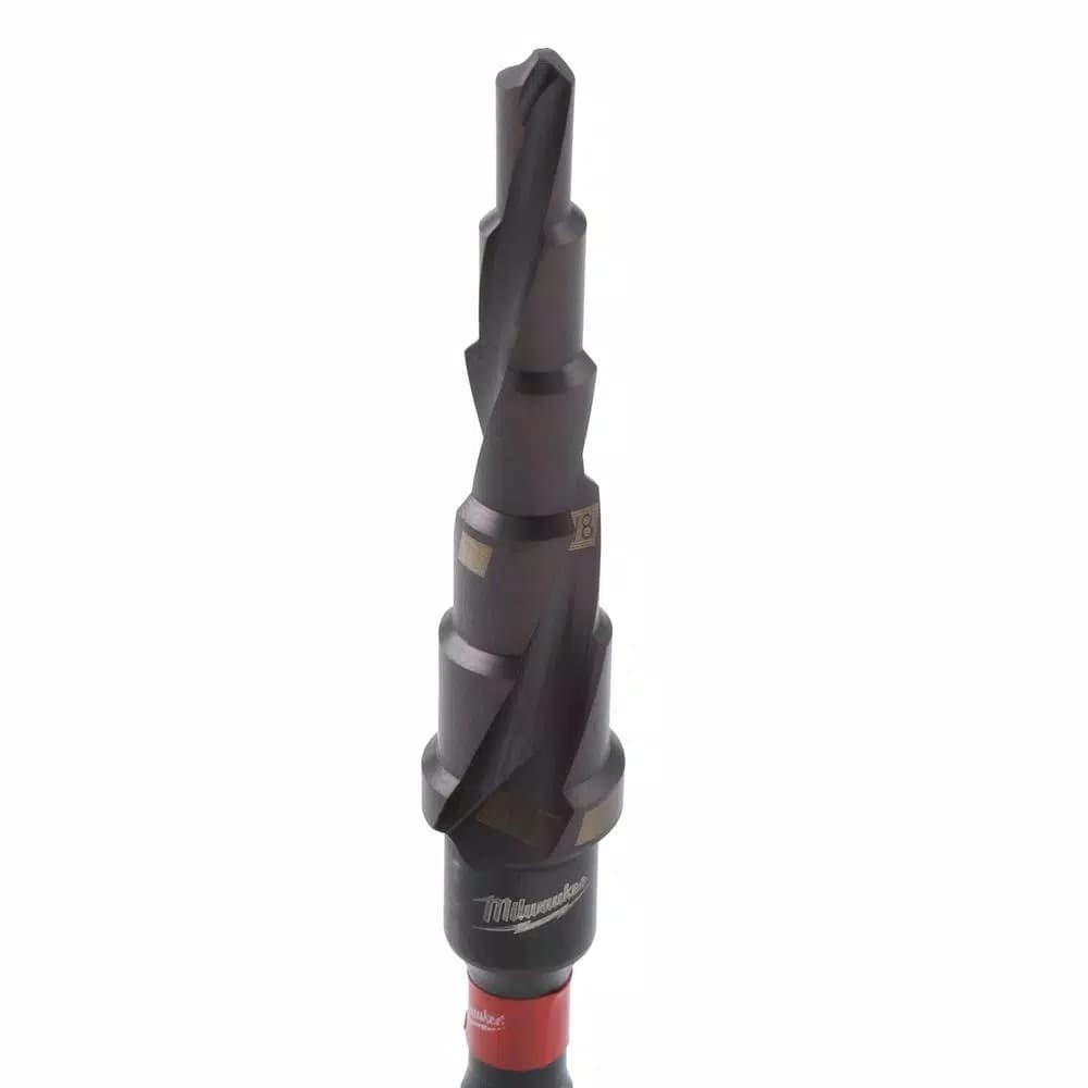 Milwaukee SHOCKWAVE Impact Duty Titanium Step Bit, 3/16 in. - 1/2 in.