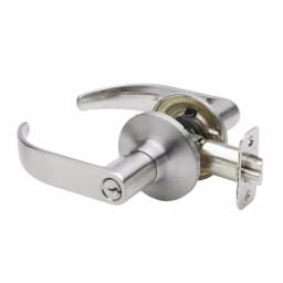 Copper Creek Erin Satin Stainless Keyed Entry Door Lever thumbnail 1