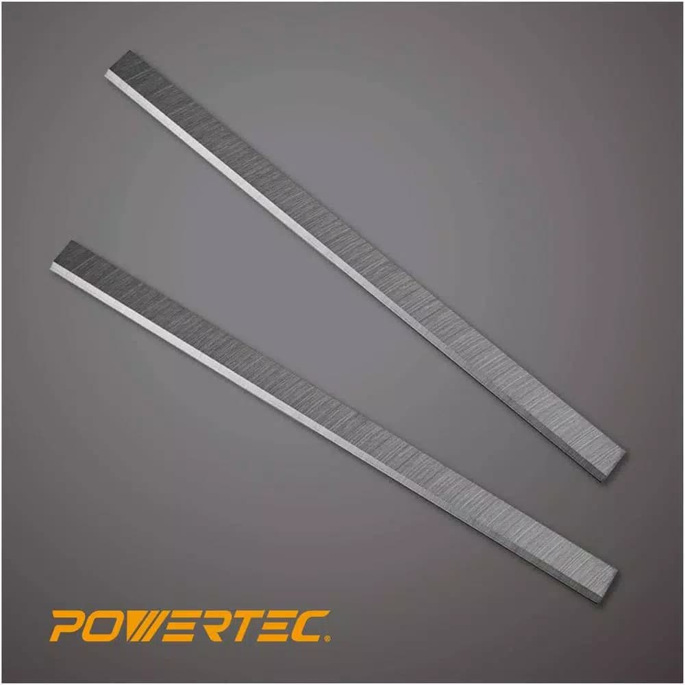 POWERTEC 12-1/2 in. High-Speed Steel Planer Knives, Set of 2