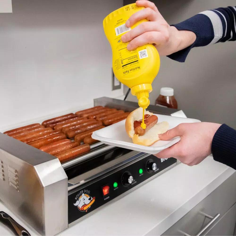 Funtime Roller Dog 289 sq. in. Stainless Steel Hot Dog Roller Grill