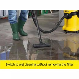 Karcher WD5/P 6.6 Gallon Wet/Dry Vacuum with 1800W Motor and Tact Filter Cleaning thumbnail 8