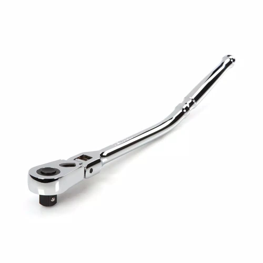 TEKTON 1/2 in. Drive 14 in. Flex Head Quick-Release Bent Handle Ratchet