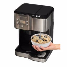 Hamilton Beach 12-Cup Programmable Coffee Maker and Hot Water Dispenser, Black thumbnail 1