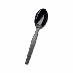 DIXIE SmartStock Black Plastic Spoon Refills, Mediumweight Polystyrene, 40 Count Pack thumbnail 1