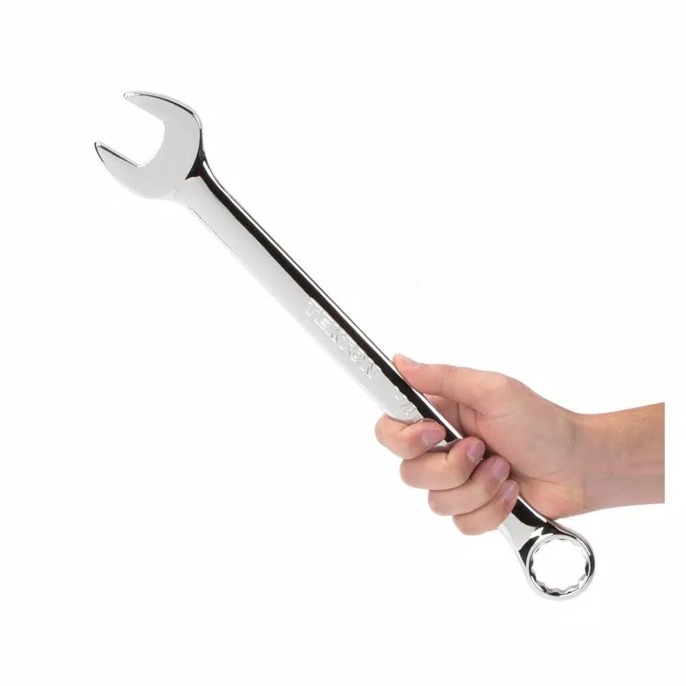 TEKTON 1-1/8 in. Combination Wrench, 12-Point Box End, Chrome Vanadium Steel