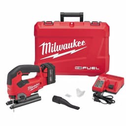 Milwaukee M18 FUEL 18V Brushless Cordless Jig Saw Kit with 5.0Ah Battery, Charger, and Case thumbnail 1
