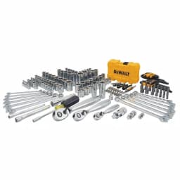 DEWALT 168-Piece Mechanics Tool Set with 1/4 in., 3/8 in., and 1/2 in. Drive Ratchets and Sockets thumbnail 7