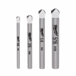 Milwaukee 4-Piece Carbide Tile and Natural Stone Drill Bit Set thumbnail 1