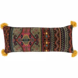 Artistic Weavers Tatius Green Graphic 12 in. x 12 in. Cotton Throw Pillow thumbnail 1
